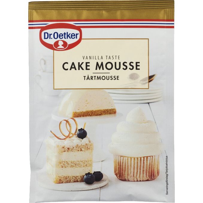 Dr. Oetker Kagemousse m. Vaniljesmag