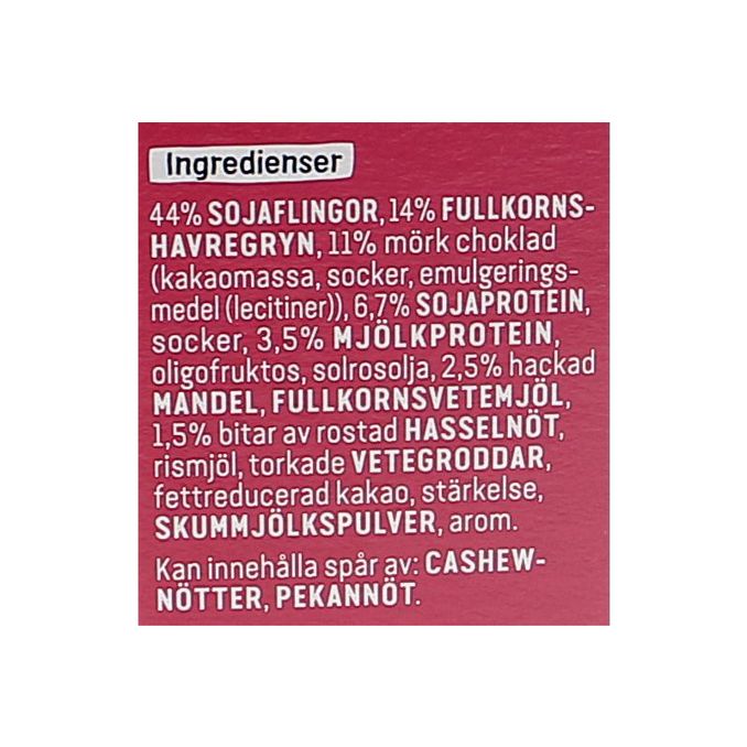 Dr. Oetker Proteiinimysli Suklaa & Pähkinä