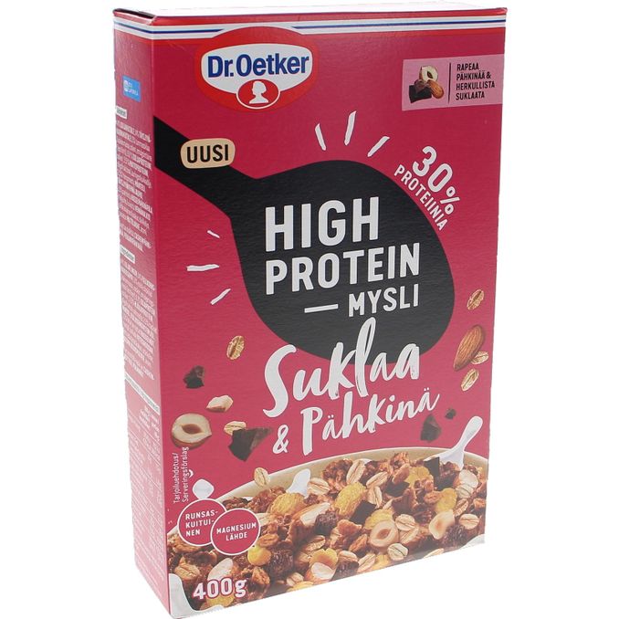Dr. Oetker Proteiinimysli Suklaa & Pähkinä
