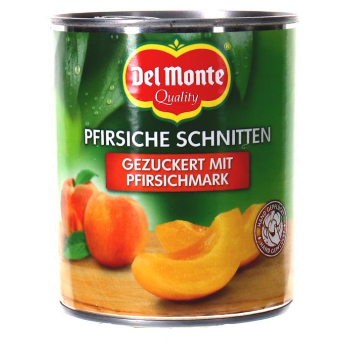 Del Monte Pfirsiche, geschnitten