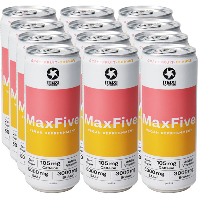 Maxi Nutrition MaxFive Grapefruit-Orange, 12er Pack (EINWEG) zzgl. Pfand