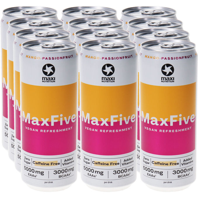 Maxi Nutrition MaxFive Mango-Passionsfruit, 12er Pack (EINWEG) zzgl. Pfand