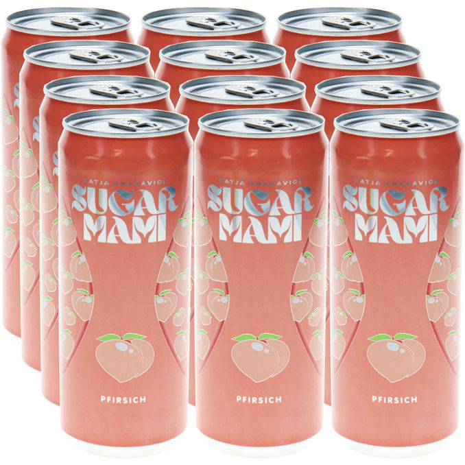 Sugar Mami Pfirsich, 12er Pack (EINWEG) zzgl. Pfand