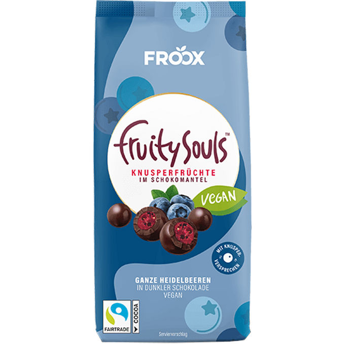 FruitySouls Heidelbeeren mit Schokolade (vegan)