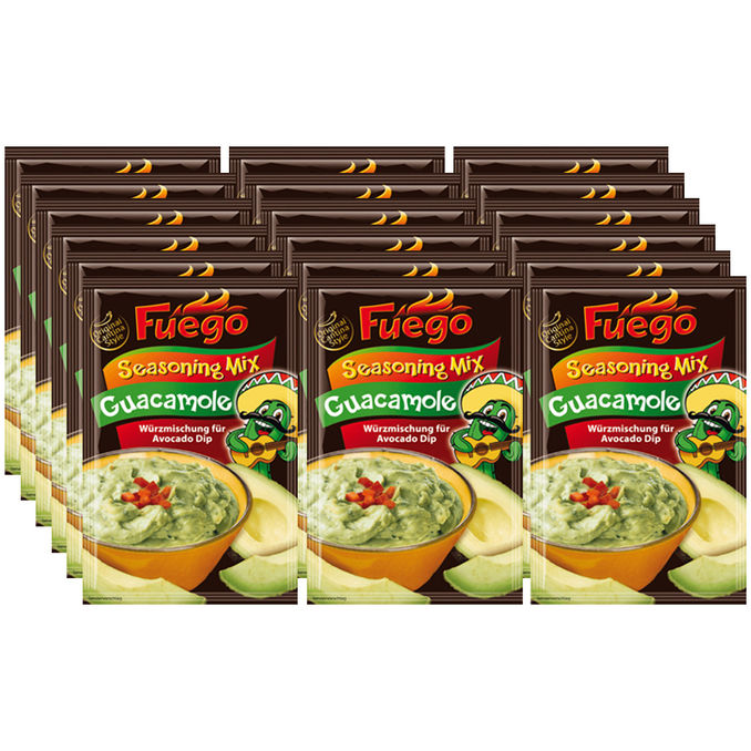 Fuego Würzmischung für Guacamole, 18er Pack