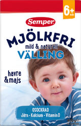 Semper Mjölkfri Välling Naturell