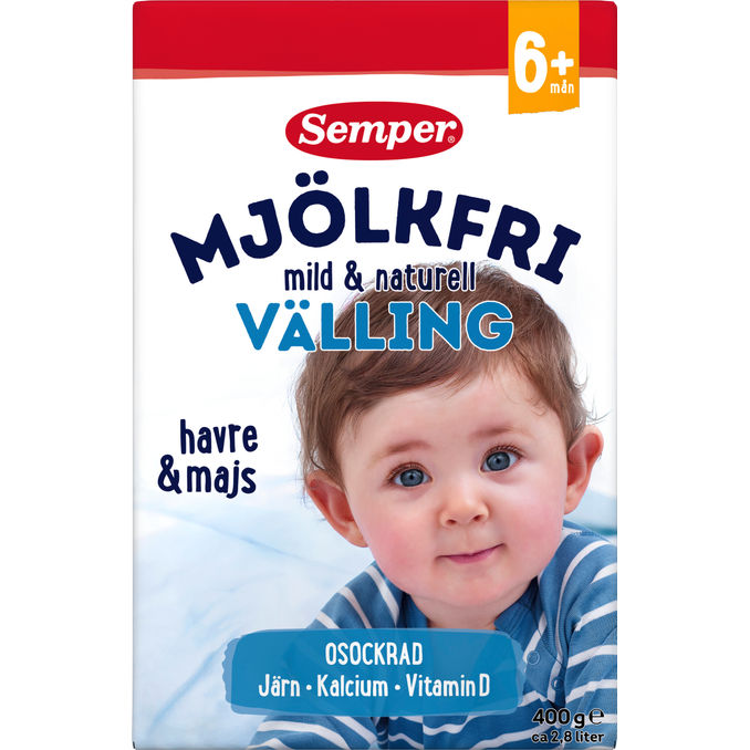 Semper Mjölkfri Välling Naturell