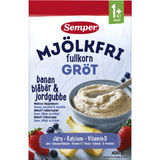 Semper Mælkefri Fuldkornsgrød m. Frugt & Bær (1 år)