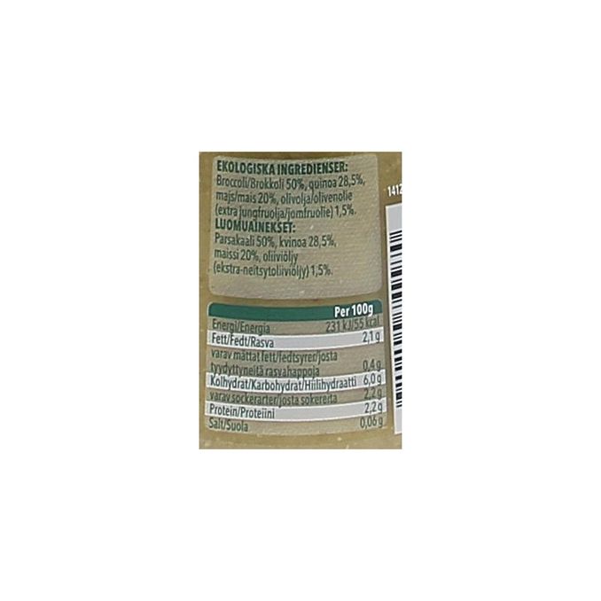 Organix Barnmat Broccoli Quinoa 6-pack