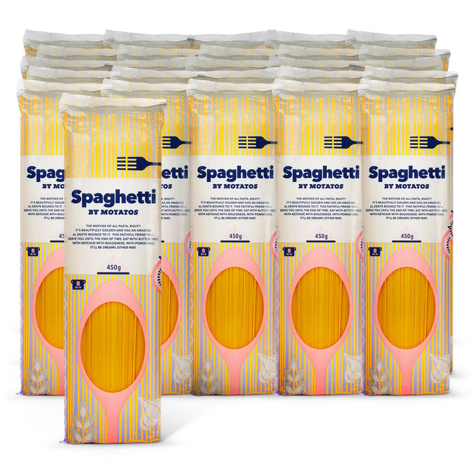 By Motatos Pasta Spaghetti 26-pack