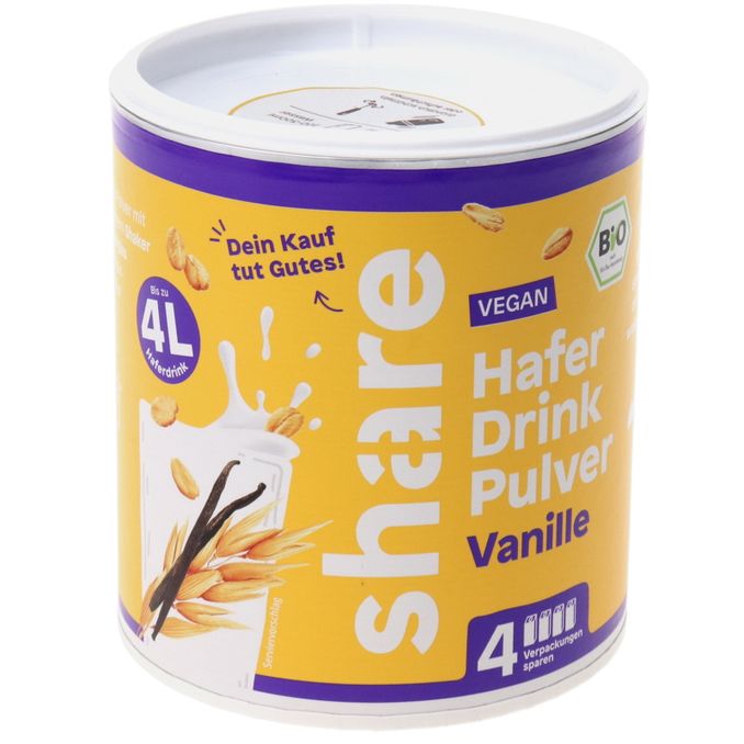 Share BIO Haferdrinkpulver vanille (vegan)