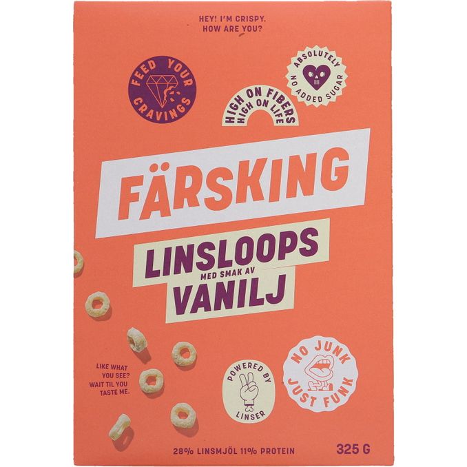 Färsking Morgen Proteinprodukt Linseringe m. Vanilie