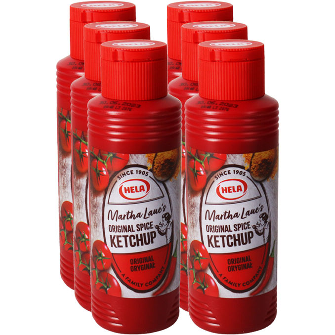 Hela Original Curry Ketchup Scharf, 6er Pack