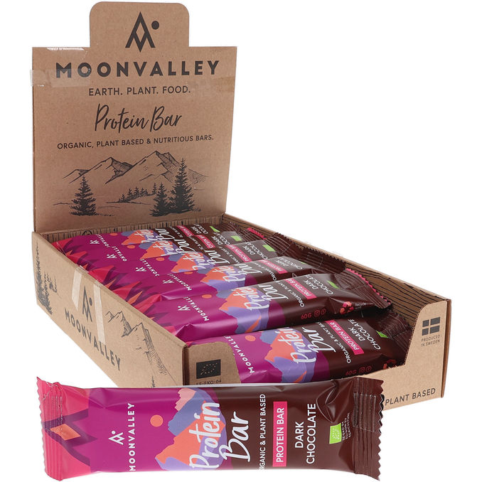 Moonvalley Proteinbars Dark Chocolate 18-pack