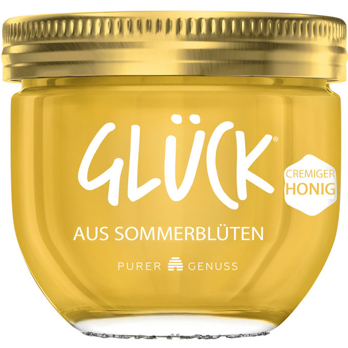 Glück Honig aus Sommerblüten