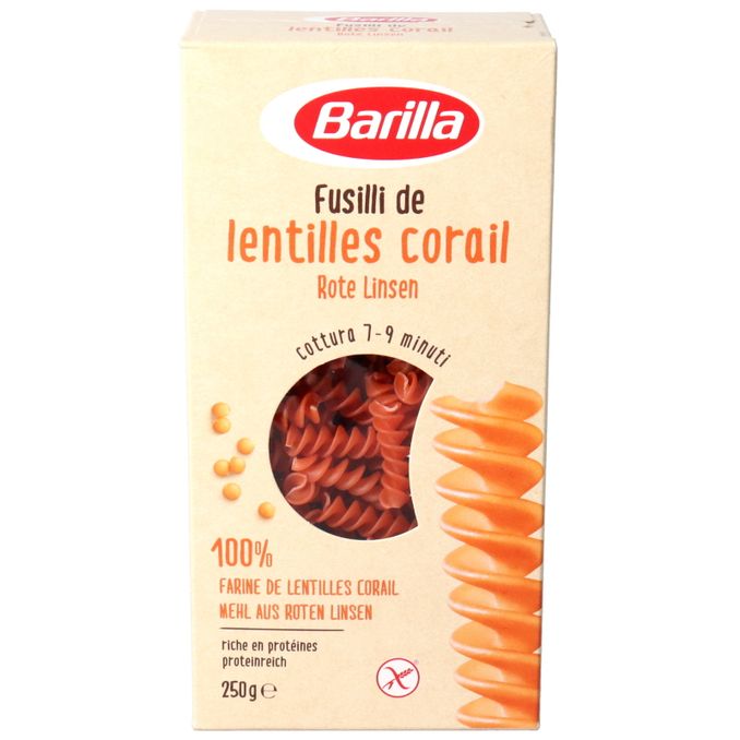 Barilla Fusilli Rote Linsen