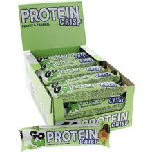 Proteinbarer Crisp Peanut & Caramel 24-pak