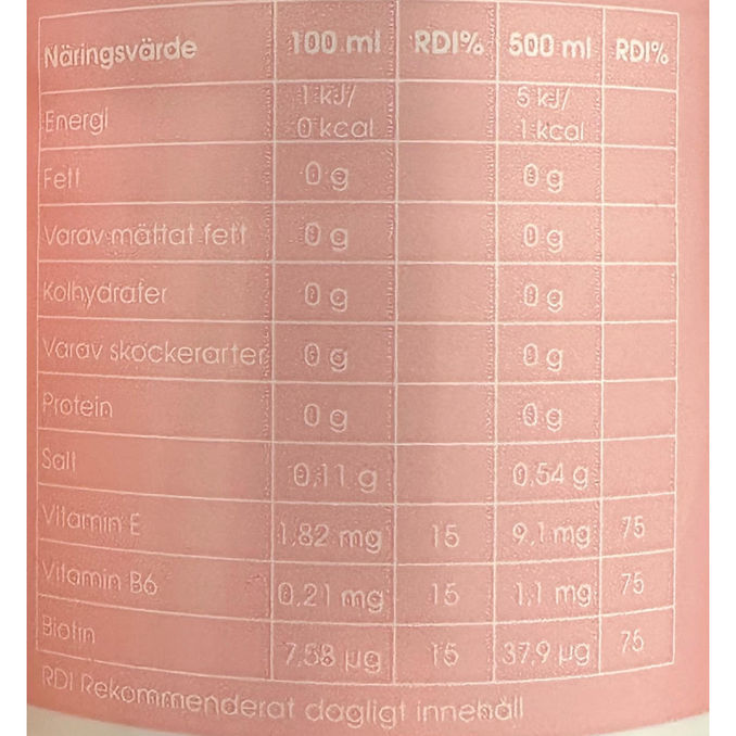 Clean Drink Vitamindryck Hallon 12-pack