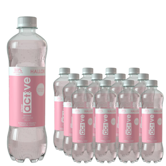 Clean Drink Vitamindryck Hallon 12-pack