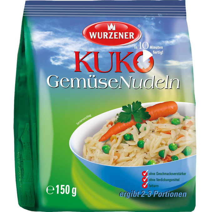 WURZENER Gemüse-Nudeln