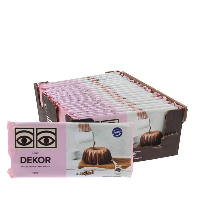 Fazer Choklad Ljus Ögon Dekor 20-pack