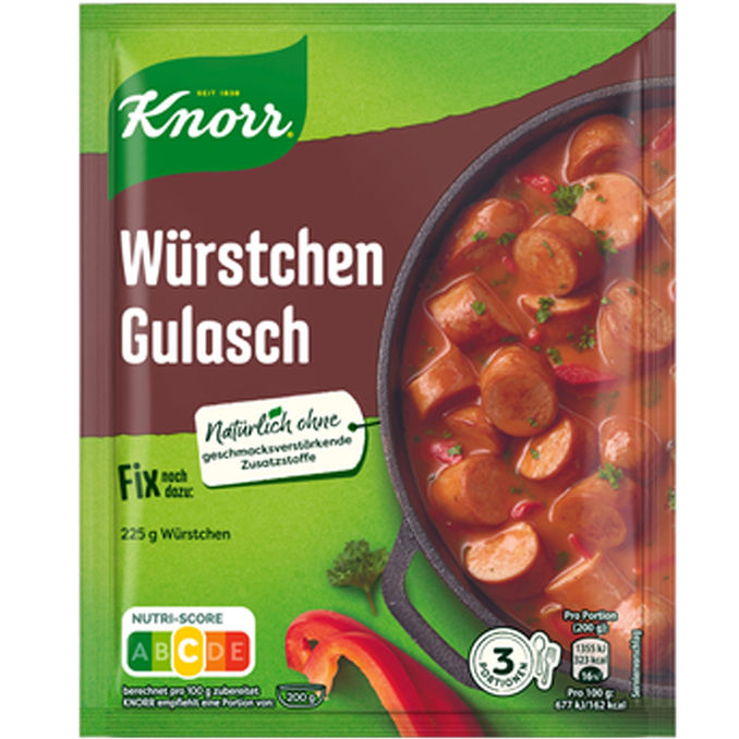 Knorr Fix Würstchen Gulasch