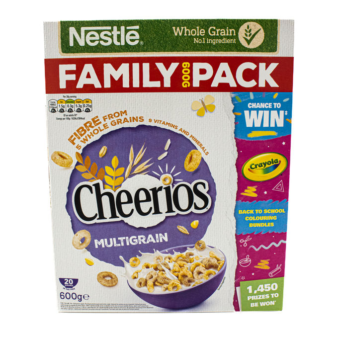 Nestle Cheerios Multigrain 600g, 600g from Nestlé | Motatos