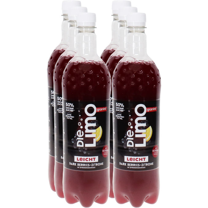 granini Die Limo Leicht Dark Berries-Zitrone, 6er Pack (EINWEG) zzgl. Pfand