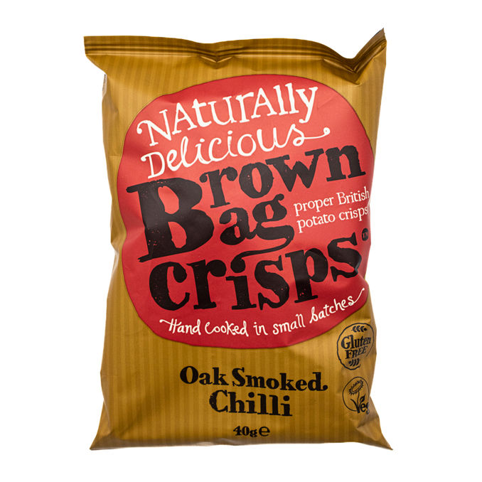 Brown Bag Crisps Oak Smoked Chilli 40g, 40g from Brown Bag Crisps Motatos