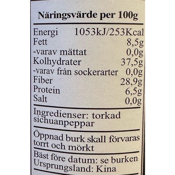 Risberg Sichuanpeppar