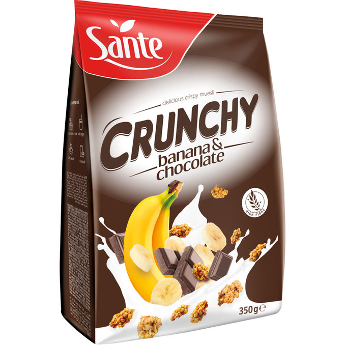 Sante Knuspermüsli Banane & Schokolade