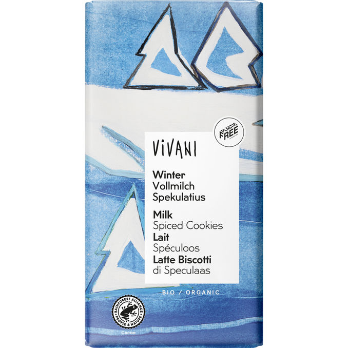 Vivani BIO Winterschokolade Vollmilch & Spekulatius