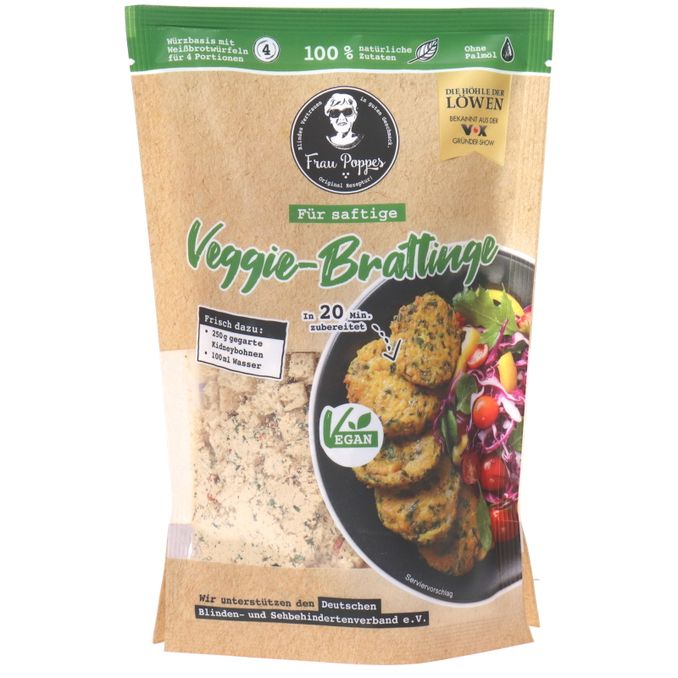 Frau Poppes Veggie Bratlinge