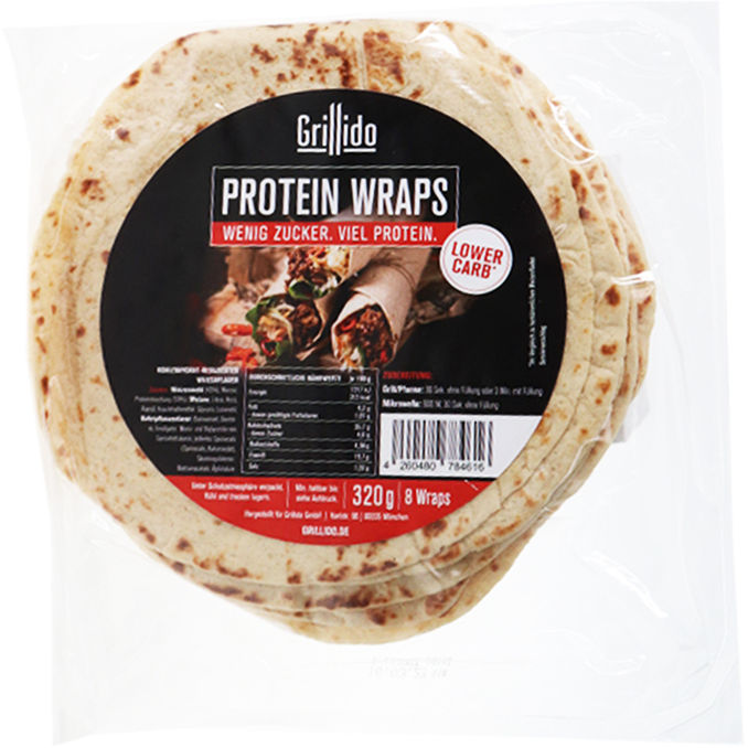 Grillido Protein Wraps (8 Stück)