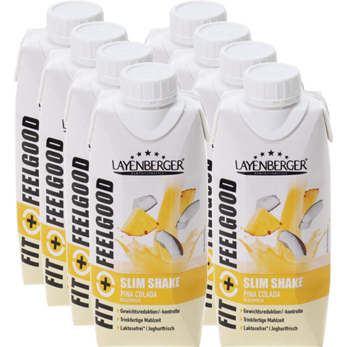 Layenberger Slim Shake Pina Colada, 8er Pack