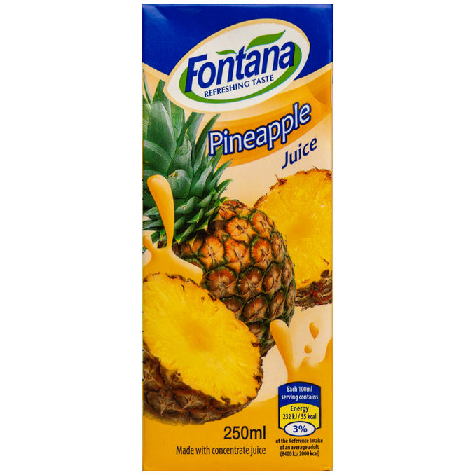 Fontana 4 x Fruktdryck Ananas