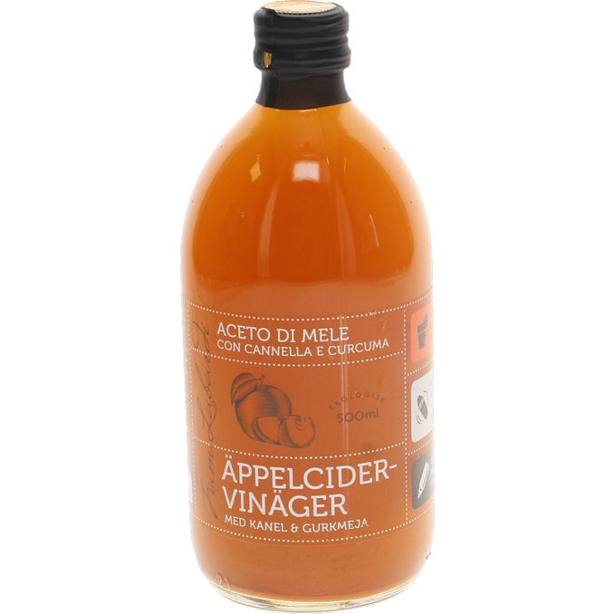 Designfood Ufiltreret Æblecidereddike m. Kanel 500 ml