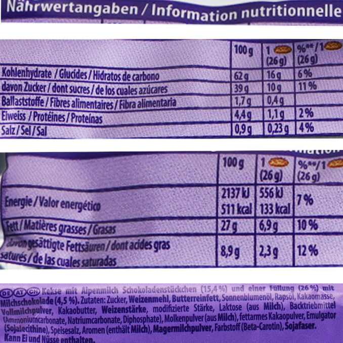 Milka Cookie Sensations