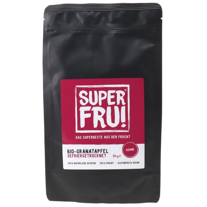 SUPERFRU! BIO Gefriergetrocknete Granatapfelkerne