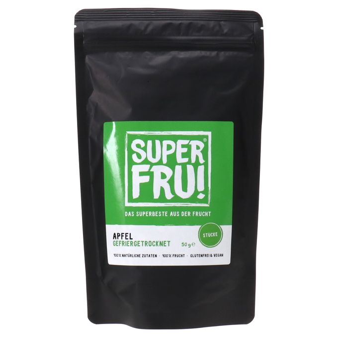 SUPERFRU! Gefriergetrocknete Apfelstücke