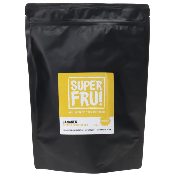 SUPERFRU! Gefriergetrocknete Bananenscheiben