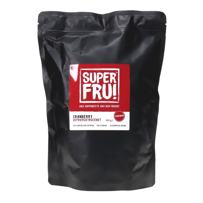SUPERFRU! Gefriergetrocknete Cranberryscheiben 