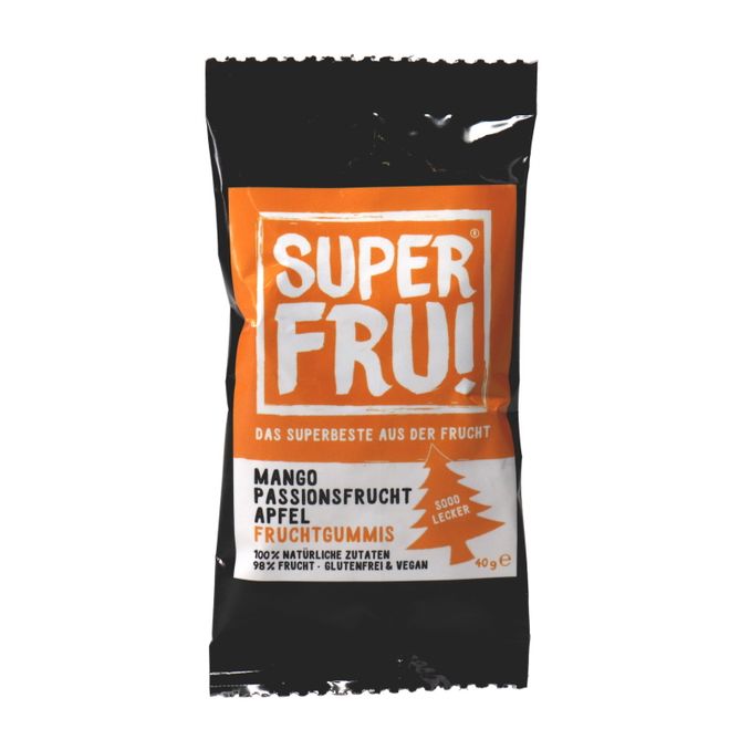 SUPERFRU! Fruchtgummis Mango Passionsfrucht