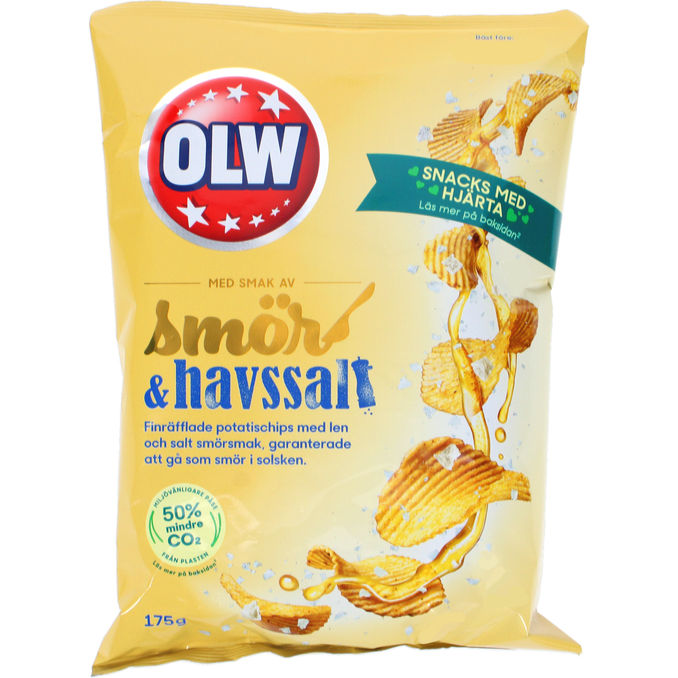 OLW Chips Smör & Havssalt