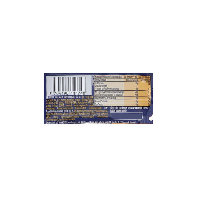 Maxim Energi Gel Apelsin