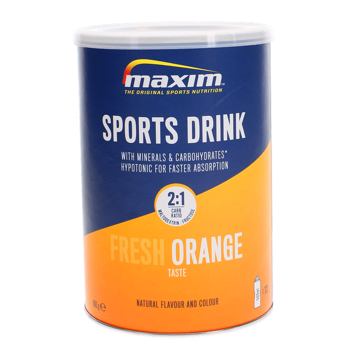 Maxim Sports Drink Energi Pulver Apelsin