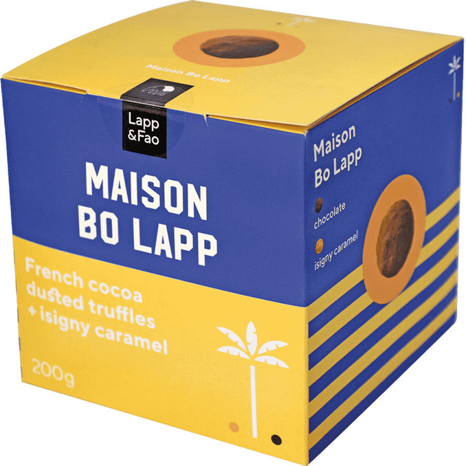 Lapp & Fao Kakaokonfekt mit Karamell