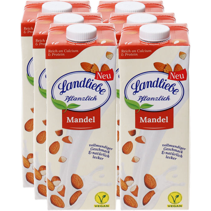 Landliebe Mandeldrink, 6er Pack