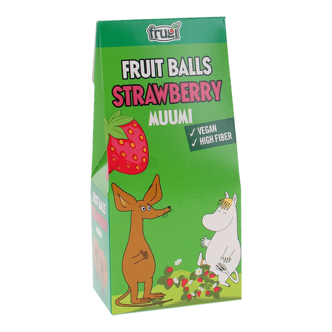 Nordic Buddies Mumitroldene Frugtkugler Jordbær