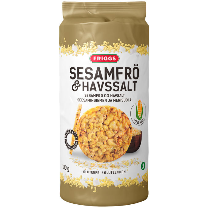 Friggs Majskiks Sesam & Havsalt